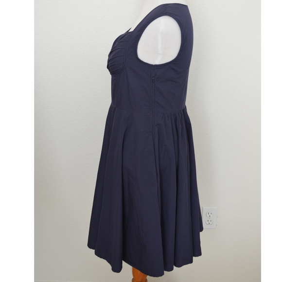 eShakti Fit and Flare Pinup Style Dress XL 16 - Picture 6 of 8